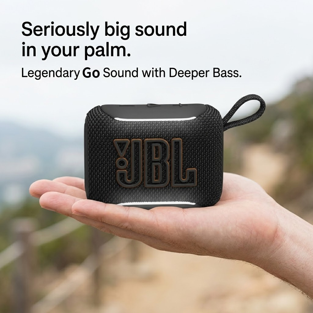 Jbl Speaker Go 4 - Портативная беспроводная Bluetooth-колонка JBL Go 5