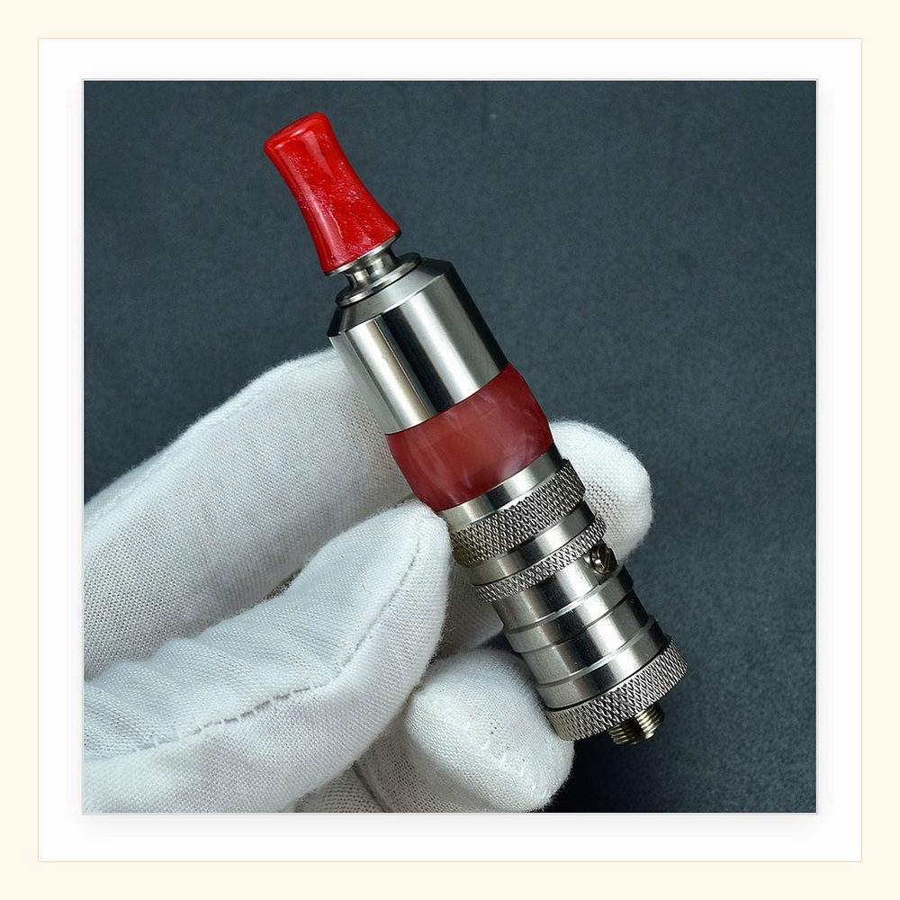Wolfcoolvape Flash-e-Vapor Dua – обзор и цена Drip Tip Resin